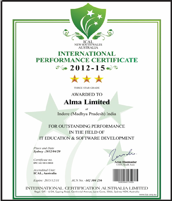 OUR CERTIFICATION ITEM6
